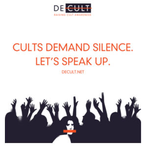 Ceramic Mug — "Cults Demand Silence. Let’s Speak Up." Design
