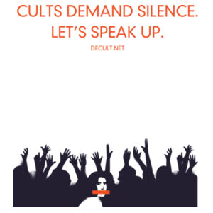 Cults Demand Silence — Let’s Speak Up Tee Design