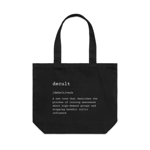 Decult Definition Tote Bag — Protest/Activism  Thumbnail