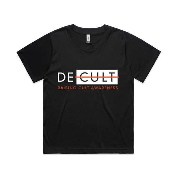 DECULT "Raising Cult Awareness" Women's T-Shirt Thumbnail
